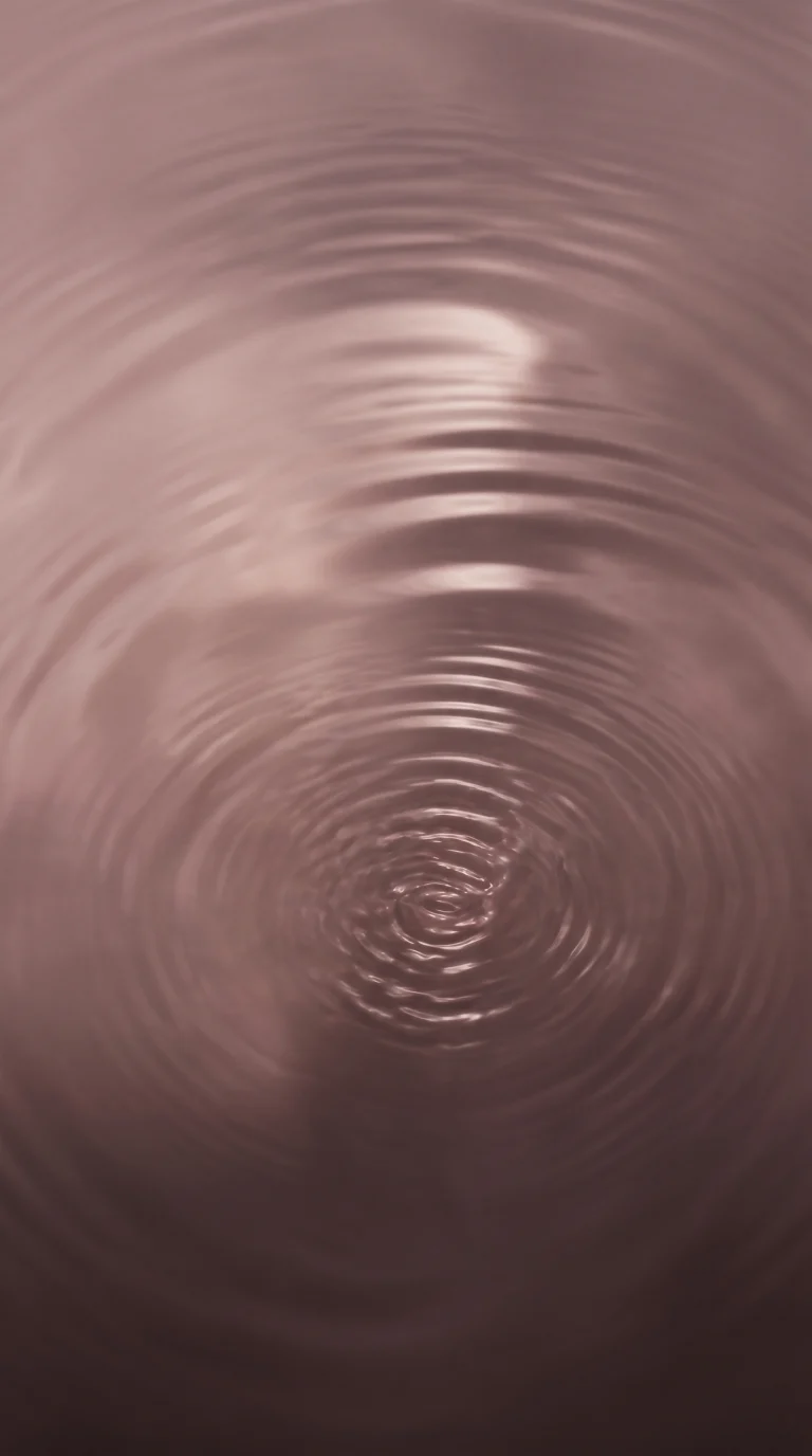 Soft rose water ripples